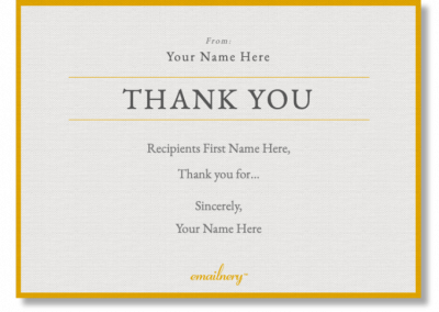 Emailnery™ Expression Thank You Card